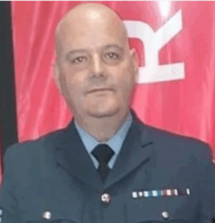 Picture of Mark in military uniform